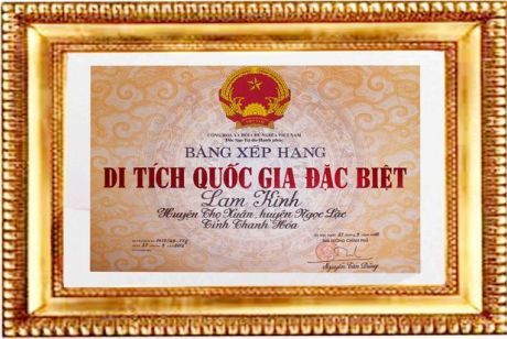 Quyết định về việc xếp hạng di tích quốc gia đặc biệt